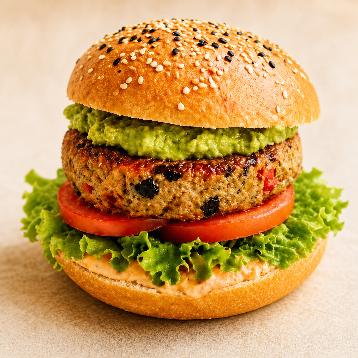 Golden Veggie Burger